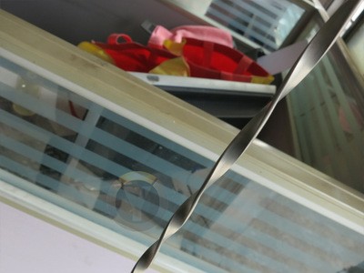 来图来样定做不锈钢扰流子 管道阻热扰流片 不等间距麻花钢棒条