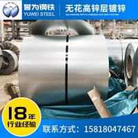 热镀锌板卷宝钢雪花电解白铁皮有无花工程热加工薄高锌层镀锌钢板