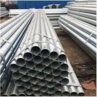 厂家直销 Q195热镀锌钢管 建筑专用水电消防镀锌焊管上海焊管批发