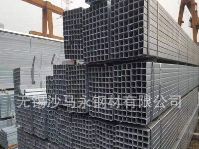 厂家直销 镀锌方管 热镀方矩管 方管30*30 幕墙用镀锌方管 矩形管