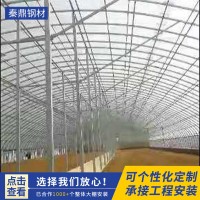 镀锌大棚管价格 现货天津 蔬菜连栋大棚管 折弯加工大棚镀锌钢管