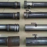 供应现货钳压式薄壁50声测管 浅桩高层建筑用声测管
