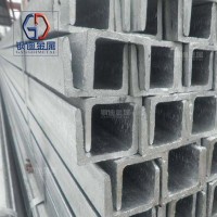 南宁 热浸镀锌槽钢Q235B 18# 国标 C型钢 电力铁件 L 现货批发