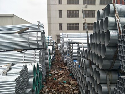 现货批发华岐镀锌钢管 友发镀锌圆管 镀锌铁管 消防镀锌管