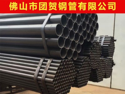 广东钢材厂家批发 直缝焊管 焊接铁管 架子管 建筑外墙脚手架钢管