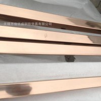 彩色不锈钢管 不锈钢彩色管 304玫瑰金不锈钢管 钛金304不锈钢管