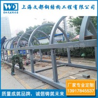 专业设计制作安装钢结构电梯井道 钢结构旋转楼梯 钢结构桥架