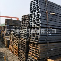 琼海 厂家直销 u型槽钢 5# 6.3# 玻璃钢槽钢 幕墙镀锌槽钢