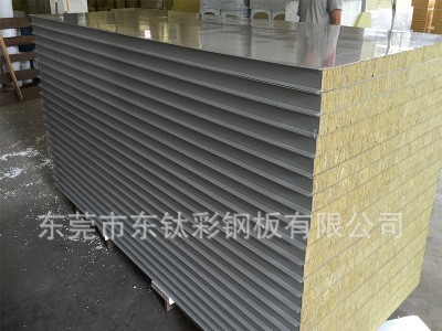 厂家直销岩棉彩钢板 彩钢板 防火板 烤炉板 净化彩钢板 厂家直销