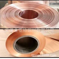 生产国标T2紫铜带无氧导电镀锡紫铜带 T3接地紫铜带现货