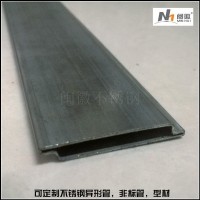 不锈钢异形管 椭圆管平椭管三角六边形L型半圆扶手可定制开模具