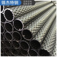 销售：双面花纹焊管 外凸内凹菱形花纹管22*15 32*1.8