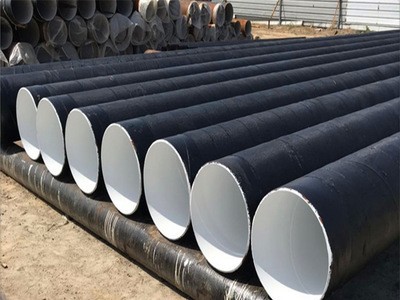 污水处理厂用防腐螺旋钢管 环氧煤沥青防腐螺旋钢管生产厂家