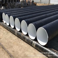 污水处理厂用防腐螺旋钢管 环氧煤沥青防腐螺旋钢管生产厂家