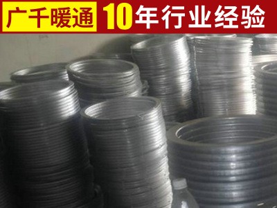 厂家热销 广千暖通镀锌扁钢法兰螺旋风管连接法兰 品质保证