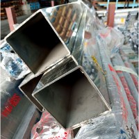 厂家直销304不锈钢方管 不锈钢焊管 不锈钢工程装饰管 拉丝矩形管