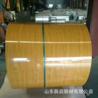 现货彩涂板 批发木纹彩涂板卷板 室内装潢印花彩涂板