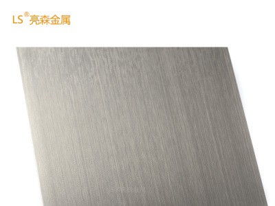 304黑钛不锈钢板 黑色拉丝不锈钢厨具板材 可折弯定制 亮森金属