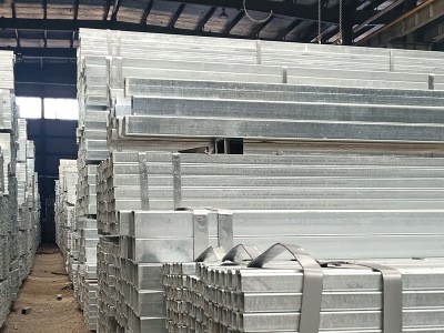 天津直销热镀锌方管 镀锌方矩管 Q235定制镀锌方管方矩管