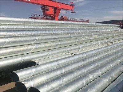 热镀锌螺旋钢管 输水管道用镀锌螺旋管 量大从优