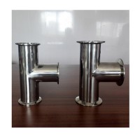 TP304不锈钢快装三通 产品可平面精车除蜡加工