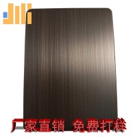 304钛金玫瑰金香槟金彩色镜面不锈钢板加工201拉丝红青古铜装饰板