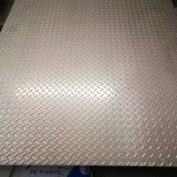 304不锈钢防滑板 201不锈钢花纹板 加工定制压花防滑钢板楼梯踏板