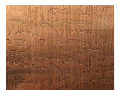 304红古铜蚀刻不锈钢板 发黑红古铜纳米发黑板厂家定制