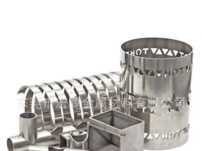 304不锈钢管 精密 抛光 无缝激光割管三维定制打孔开槽变径加工