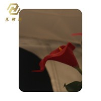 304玫瑰金镜面 不锈钢镜面玫瑰金装饰板 高端装饰工程不锈钢彩板