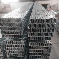 现货热镀锌冲孔C型钢 太阳能光伏支架型钢 穿孔C型钢 桥架固定