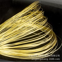 广东黄铜线 H68拉链黄铜扁线 插头导电用黄铜扁线批发黄铜线