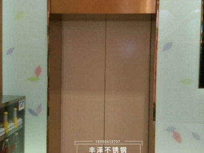 成都厂家制作不锈钢玫瑰金门套 黑色不锈钢套 现场安装 质量好