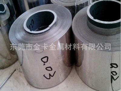 0.05mm不锈钢带 0.04mm不锈钢片 超薄304不锈钢箔 耐高温不锈钢皮