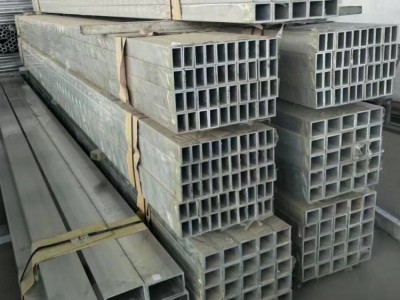 现货供应6061-t6铝方管 6063-T5铝合金方管 6061矩形管 铝方通