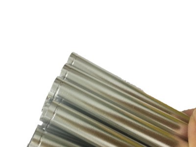 铝管厂家 阳极氧化铝管 银色铝管压槽 铝管斜口加工 6063铝管开槽