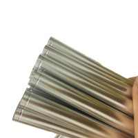 铝管厂家 阳极氧化铝管 银色铝管压槽 铝管斜口加工 6063铝管开槽