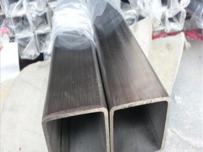 拉丝304不锈钢矩形管100*200*3.0*4.0*5.0mm 不锈钢工业扁管现货