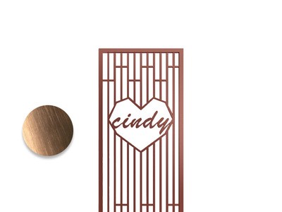 专业厂家定制新中式创意简约时尚金属不锈钢屏风隔断镂空花格