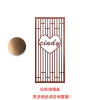 专业厂家定制新中式创意简约时尚金属不锈钢屏风隔断镂空花格