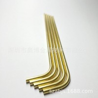 定制黄铜管H65小直径精密毛细管切割打孔-缩扩口-折弯-封头加工