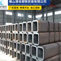 广东厂家供应 矩形管 黑料热轧方管 厚壁方矩管 Q345B 大口径方通