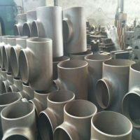 现货供应377*8无缝钢管三通 设备挤压碳钢高压厚壁三通厂家