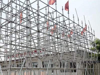 活动脚手架 床型建筑脚手架加厚组合四层脚手架 装修爬梯脚手架