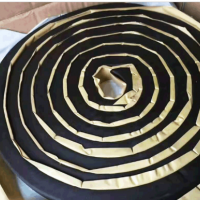 遇水膨胀止水条腻子型制品型注浆管加钢丝网膨胀橡胶止水条