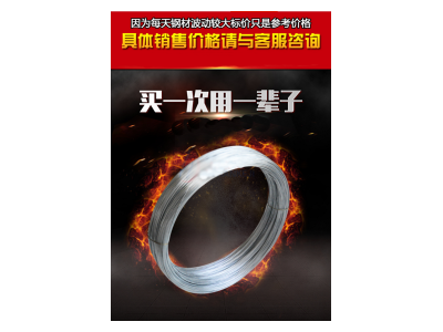 钢丝 Q235A 河钢  镀锌钢丝 钢线