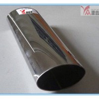 304不锈钢平椭圆管 扶手椭圆钢管棚用椭圆管 304异形椭圆管异型管