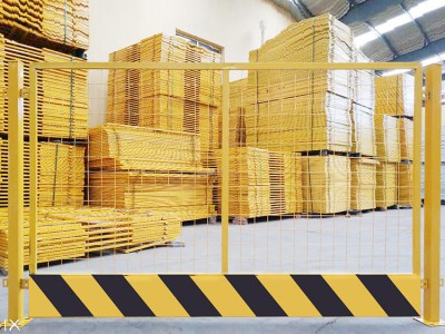 厂家定制建筑地楼层临边护栏 基坑临边警示护栏 施工隔离防护栏杆