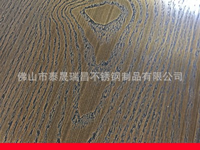 新款木纹不锈钢201/304不锈钢板/ 纳米色油仿古木纹板/可来样定制