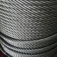厂家供应光面涂油钢丝绳 麻心定制起重吊装钢丝绳637 619